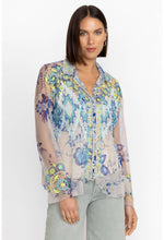 Load image into Gallery viewer, Johnny Was Mazzy Button Down Ruffle Blouse with Slip