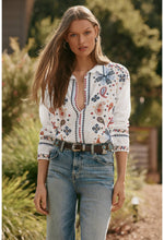 Load image into Gallery viewer, Johnny Was Slim Audrey Embroidered Shirt