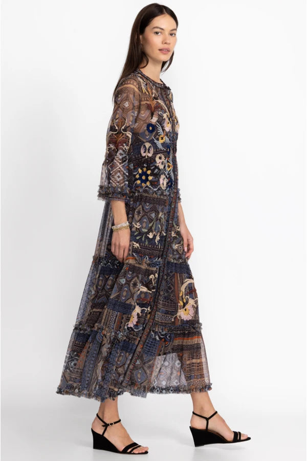Johnny Was Loane Mesh Dress The Colony Shop Johnny Was Loane Mesh Dress The Colony Shop