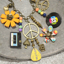 Load image into Gallery viewer, The Primitive Peddler Spin The Record Groovy Charm Necklace