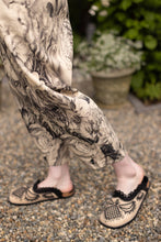 Load image into Gallery viewer, Market of Stars Honey & The Moon Linen Crop Artist Pant w/ Boho Floral Print