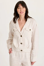 Load image into Gallery viewer, XCVI Baltazar Linen Pleated Jacket