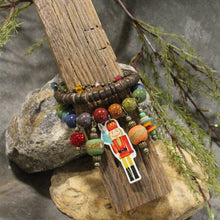Load image into Gallery viewer, The Primitive Peddler Nutcracker Parade Charm'd Stretch Bracelet Set