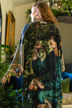 Load image into Gallery viewer, Market of Stars Bella Notte Opera Duster Kimono Robe w/Rabbit & Moon
