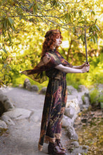 Load image into Gallery viewer, Market of Stars The Messenger Long Maxi Slip Dress w/ Joan of Arc & Florals
