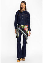 Load image into Gallery viewer, Johnny Was Silk Scarf Iris Whisper
