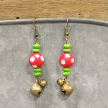 Load image into Gallery viewer, The Primitive Peddler No Scrooge Allowed Dangle Earrings
