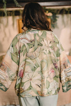 Load image into Gallery viewer, Market of Stars Fleur De Soleil Pixie Crop Kimono w/ Florals & Butterfly
