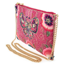 Load image into Gallery viewer, Mary Frances Social Butterfly Beaded Butterfly Mini Crossbody Handbag
