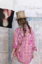 Load image into Gallery viewer, Magnolia Pearl Check Boyfriend Shirt