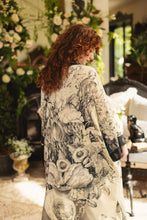 Load image into Gallery viewer, Market of Stars Honey & The Moon Opera Duster Kimono Robe w/ Florals & Bees