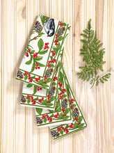 Load image into Gallery viewer, April Cornell Chickadee Napkin (set of 4)