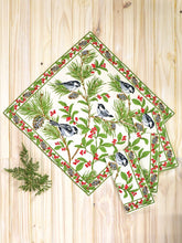Load image into Gallery viewer, April Cornell Chickadee Napkin (set of 4)