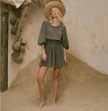 Load image into Gallery viewer, Phie Collective Organic Cotton Belted Mini Dress