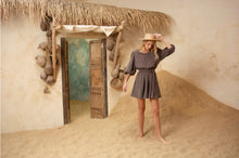 Load image into Gallery viewer, Phie Collective Organic Cotton Belted Mini Dress