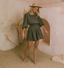 Load image into Gallery viewer, Phie Collective Organic Cotton Belted Mini Dress