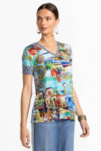 Load image into Gallery viewer, Johnny Was The Janie Favorite Short Sleeve V‑Neck Swing Tee
