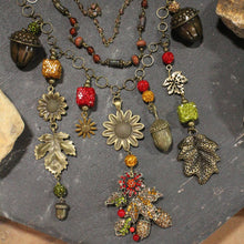 Load image into Gallery viewer, The Primitive Peddler Color Explosion Charm'd Necklace