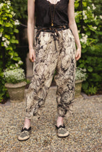 Load image into Gallery viewer, Market of Stars Honey & The Moon Linen Crop Artist Pant w/ Boho Floral Print