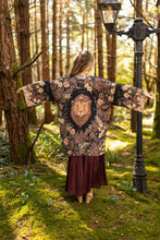 Load image into Gallery viewer, Market of Stars Lionheart Matinée Duster w/ florals & Narnia inspired print