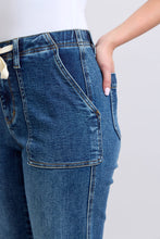 Load image into Gallery viewer, Judy Blue Jeans HW Drawstring Wide