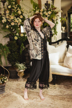 Load image into Gallery viewer, Market of Stars Honey & The Moon Pixie Duster Crop Kimono w/ Florals & Bees