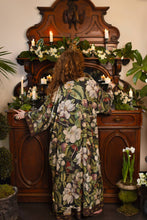Load image into Gallery viewer, Market of Stars Fleur De Lune Opera Duster Kimono Robe w/ Florals & Bees