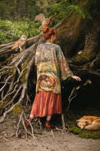 Load image into Gallery viewer, Market of Stars Woodland Wisdom Matinée Duster w/ Florals, Fox & Owl