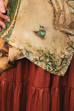 Load image into Gallery viewer, Market of Stars Woodland Wisdom Matinée Duster w/ Florals, Fox & Owl