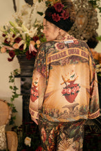 Load image into Gallery viewer, Market of Stars Courage Dear Heart Pixie Duster Crop Kimono w/ Sacred Heart