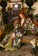 Load image into Gallery viewer, Market of Stars Fleur De Lune Opera Duster Kimono Robe w/ Florals & Bees