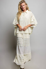 Load image into Gallery viewer, Pol Clothing Solid Pattern Eyelet Patch High-Rise Lace Knit Pants