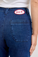 Load image into Gallery viewer, Judy Blue Jeans HW Retro Wide w/ Patch Pkts & Twisted Seams