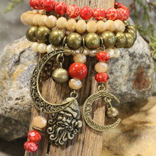 Load image into Gallery viewer, The Primitive Peddler Oh Father Time Stretch Bracelet Set