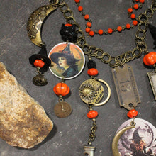Load image into Gallery viewer, The Primitive Peddler Clocks Winding Down Charm'd Necklace