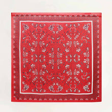 Load image into Gallery viewer, Myra Bag Loyal West Bandana Canyon Silk Scarves Scarlet