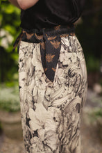 Load image into Gallery viewer, Market of Stars Honey & The Moon Linen Crop Artist Pant w/ Boho Floral Print