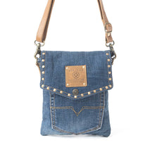 Load image into Gallery viewer, Myra Bag Dahlia Denim Crossbody Bag