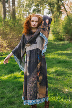 Load image into Gallery viewer, Market of Stars Wild Beauty Bohemian Scarf with Peacock Print