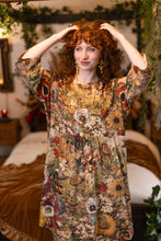 Load image into Gallery viewer, Market of Stars Golden Hour Artist Dress Tunic w/ Pockets & Floral Print