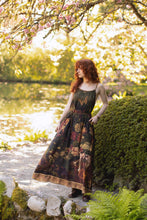 Load image into Gallery viewer, Market of Stars The Messenger Long Maxi Slip Dress w/ Joan of Arc & Florals