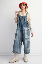 Load image into Gallery viewer, Easel Bandana Printed Loose Fit Overalls