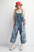 Load image into Gallery viewer, Easel Bandana Printed Loose Fit Overalls