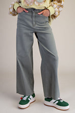 Load image into Gallery viewer, Easel Soft Stretch High Waisted Twill Pants Ash Olive