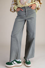 Load image into Gallery viewer, Easel Soft Stretch High Waisted Twill Pants Ash Olive