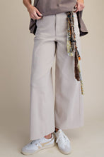 Load image into Gallery viewer, Easel Soft Stretch High Waisted Twill Pants Ecru