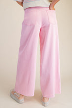 Load image into Gallery viewer, Easel Soft Stretch High Waisted Twill Pants Pink Foam