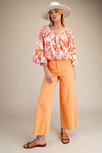 Load image into Gallery viewer, Easel Soft Stretch High Waisted Twill Pants Tangerine