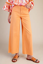 Load image into Gallery viewer, Easel Soft Stretch High Waisted Twill Pants Tangerine