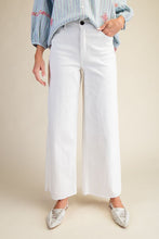 Load image into Gallery viewer, Easel Soft Stretch High Waisted Twill Pants White